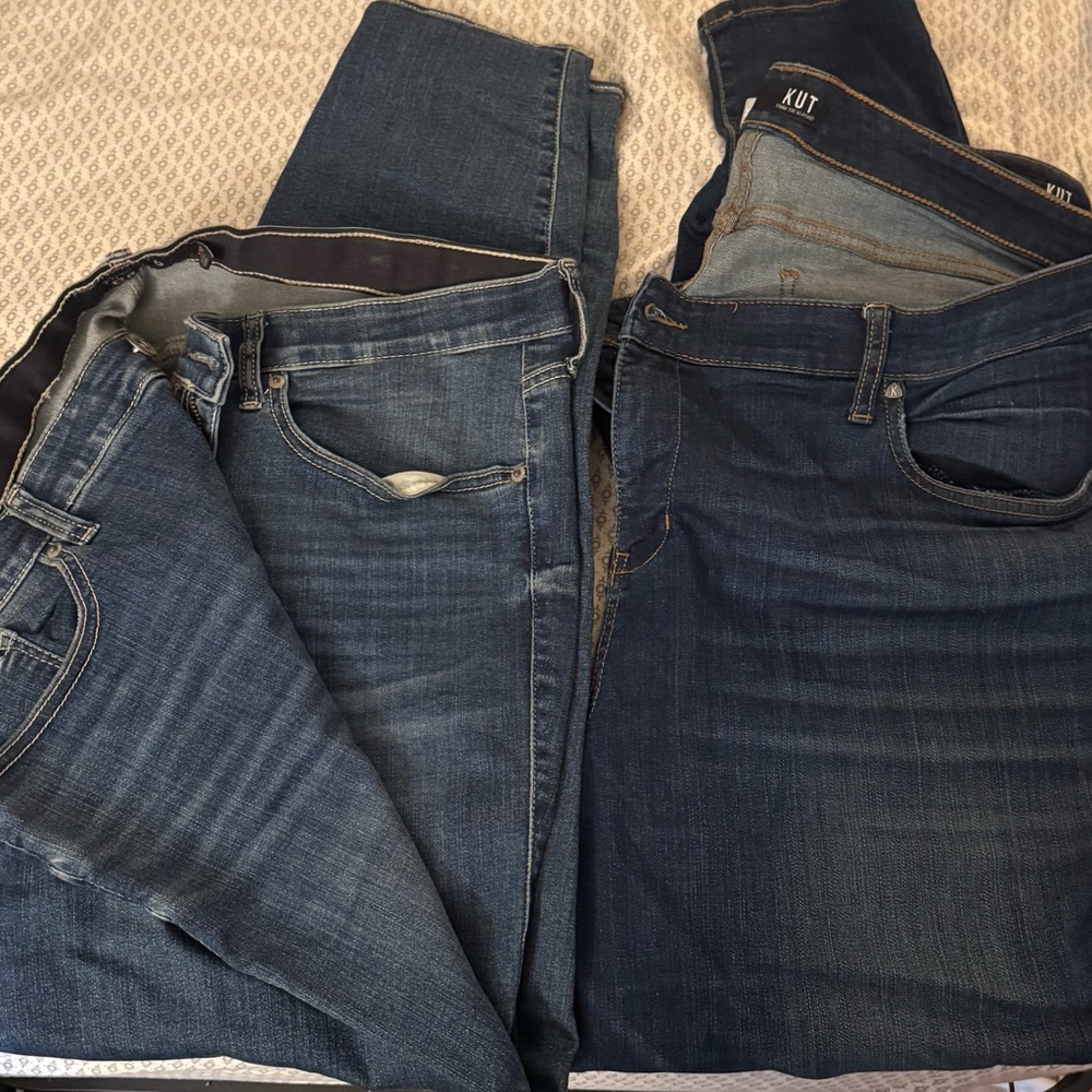 Kut from the Kloth Women's Blue Denim Jeggings